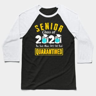 Senior Class of 2020 Quarantine Graduation Toilet Paper T-Shirt Baseball T-Shirt